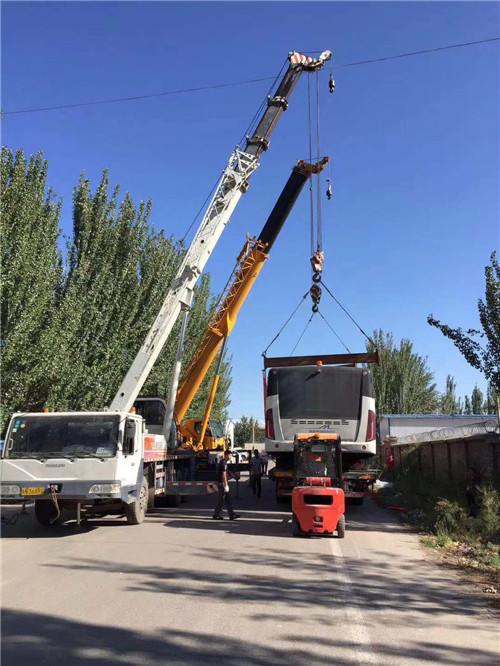 延寿县港口集装箱搬运案例